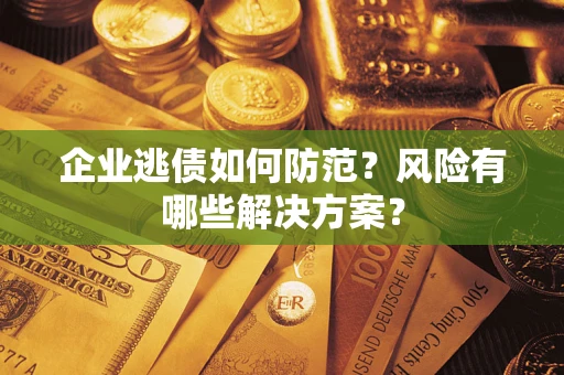 武汉企业逃债如何防范？风险有哪些解决方案？