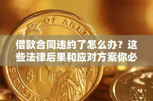 武汉借款合同违约了怎么办？这些法律后果和应对方案你必须知道