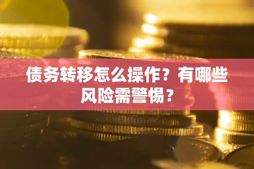 武汉债务转移怎么操作？有哪些风险需警惕？