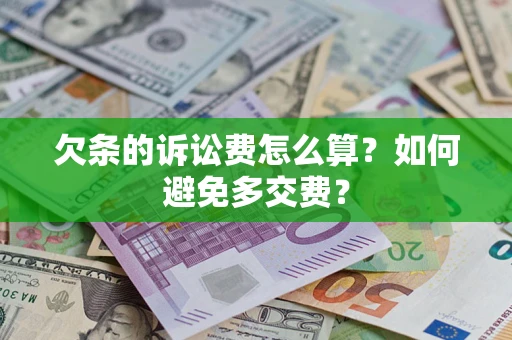 武汉欠条的诉讼费怎么算？如何避免多交费？