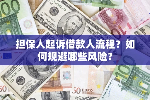 武汉担保人起诉借款人流程？如何规避哪些风险？