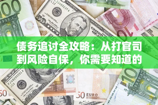 武汉债务追讨全攻略：从打官司到风险自保，你需要知道的法律智慧