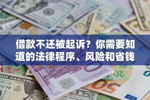 武汉借款不还被起诉？你需要知道的法律程序、风险和省钱技巧